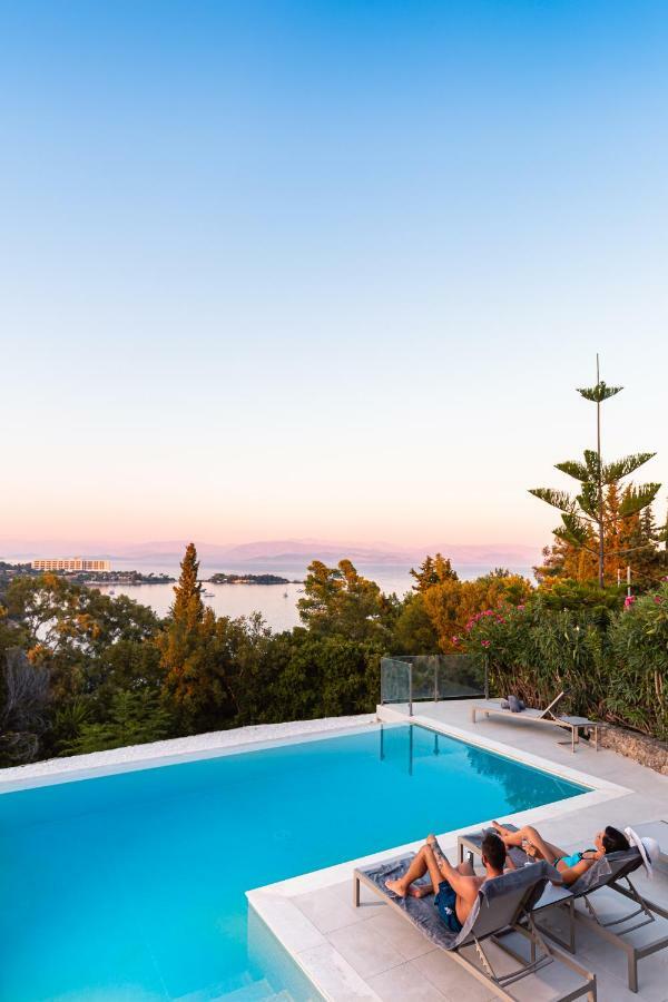 Villa OMNIA - Kommeno bay Dassia  Eksteriør billede